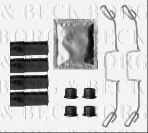 BORG & BECK bbk1496 -  Комплектующие, колодки дискового тормоза
